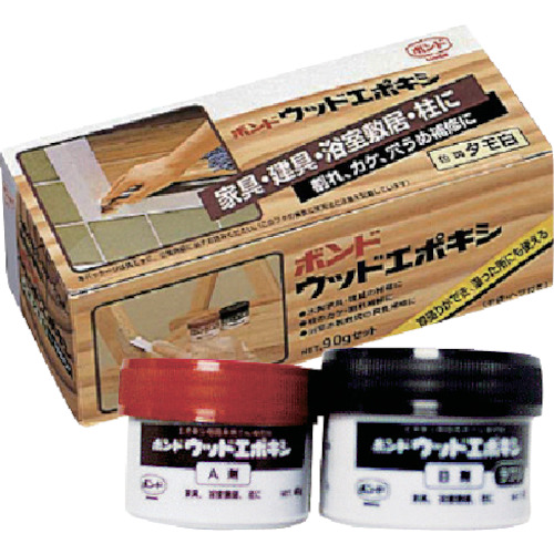 コニシ　ウッドエポキシ　タモ白　９０ｇセット（26056）794-4551
