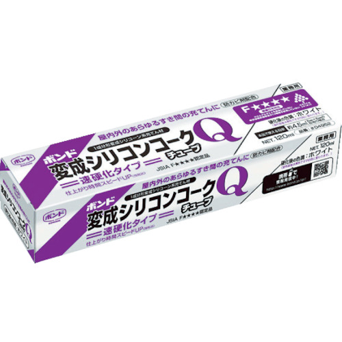 コニシ　変成シリコンコークＱチューブ　白（4952）　492-1844