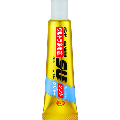 コニシ　ボンドウルトラ多用途ＳＵプレミアムソフト　２５ｍｌ　透明（5141）　398-1193