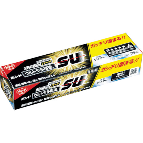コニシ　ボンドウルトラ多用途ＳＵプレミアムハード　１２０ｍｌ　透明（5150）　398-1282