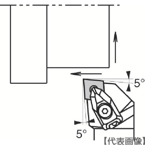 京セラ　外径加工用ホルダ（DCLNR2525M-12）358-0211 【京セラ（株）】