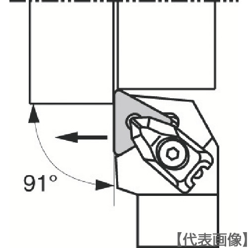 京セラ　外径加工用ホルダ（DTGNR2020K-16）358-0326 【京セラ（株）】