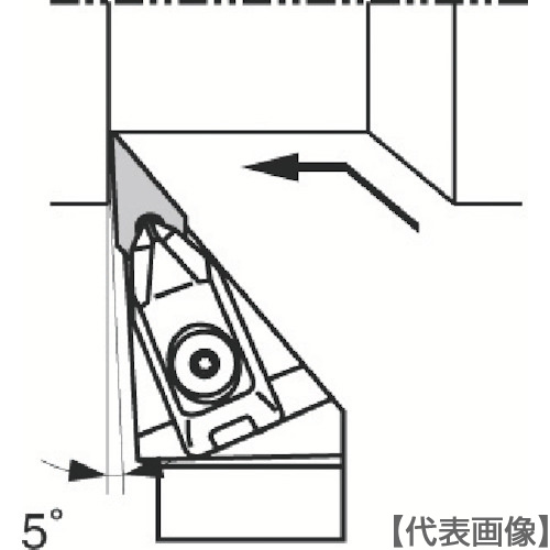 京セラ　外径加工用ホルダ（DVLNR2525M-16）358-0377  【京セラ（株）】
