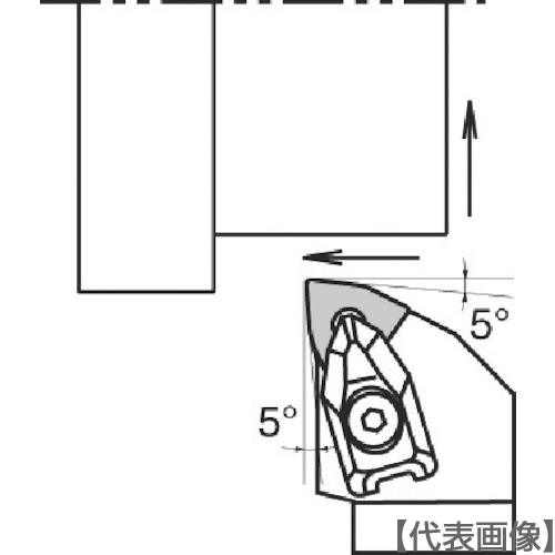 京セラ　外径加工用ホルダ（DWLNR2020K-08）357-9948 【京セラ（株）】