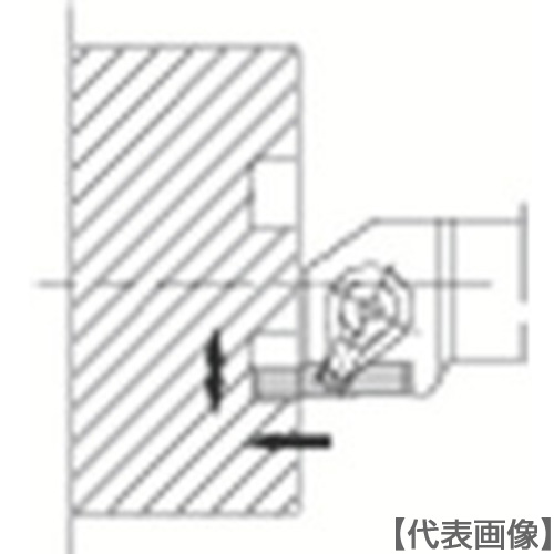京セラ　溝入れ用ホルダ（GFVR2525M-352B）643-3847 【京セラ（株）】