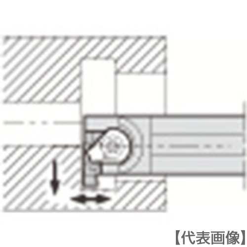 京セラ　溝入れ用ホルダ（GIVL1612-1AE）211-0695【京セラ（株）】