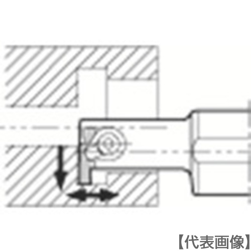 京セラ　溝入れ用ホルダ（GIVL2025-2B）144-7297 【京セラ（株）】