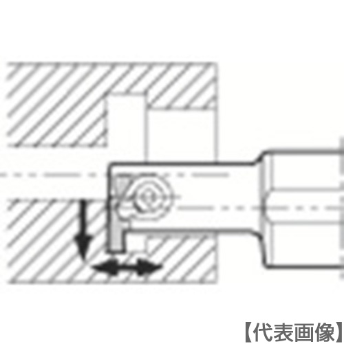 京セラ　溝入れ用ホルダ（GIVR2025-2B）144-7289 【京セラ（株）】