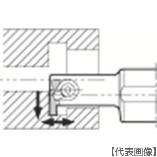 京セラ　溝入れ用ホルダ（GIVR2532-2C）144-7327 【京セラ（株）】