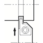 京セラ　溝入れ用ホルダ（KGHL2525M-5）143-0017【京セラ（株）】