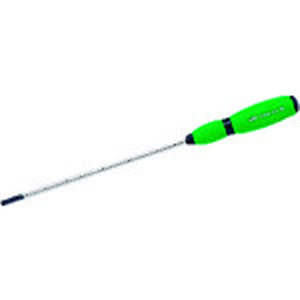 ＫＴＣ　グリップドライバー　ソフト細軸ドライバ　刃先４マイナス　軸長１００ｍｍ　（D7SM-410）【京都機械工具（株）】