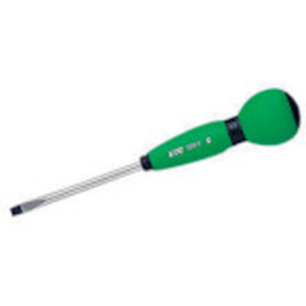 ＫＴＣ　グリップドライバー　ソフトラウンドドライバ　刃先５．５マイナス　軸長１５０ｍｍ　（D8M-515）【京都機械工具（株）】