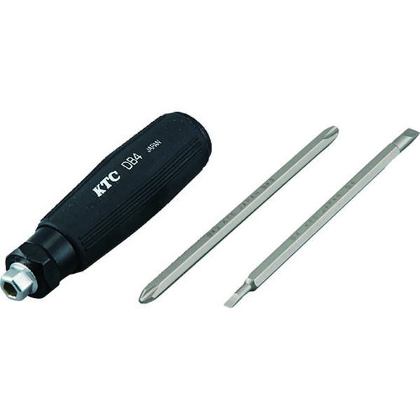 ＫＴＣ　差し替えドライバセット（ソフトグリップ）　（DB4）【京都機械工具（株）】
