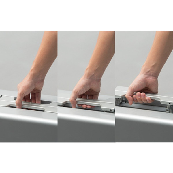 ＫＴＣ　スチール製工具箱　両開きメタルケース（ブラック）　間口４４０×奥行２３３×高さ２３０ｍｍ　（EK-10AGBK）【京都機械工具（株）】