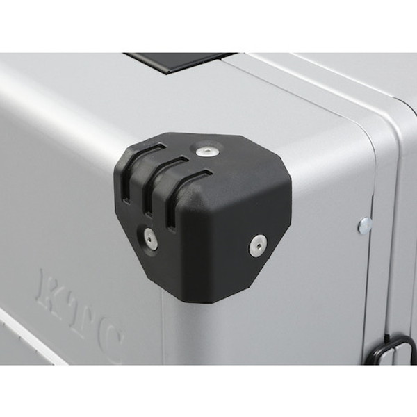 ＫＴＣ　スチール製工具箱　両開きメタルケース（ブラック）　間口４４０×奥行２３３×高さ２３０ｍｍ　（EK-10AGBK）【京都機械工具（株）】