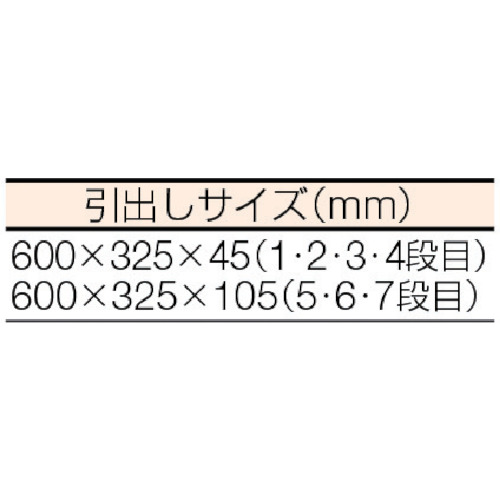 ＫＴＣ　ローラーキャビネット（７段７引出し）ブラック（EKW-1007BK）＊代引き不可、個人宅配送不可