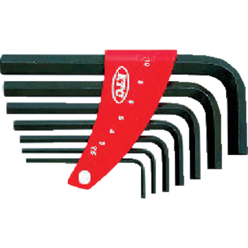 ＫＴＣ　Ｌ形六角棒レンチセット［７本組］（HL107）