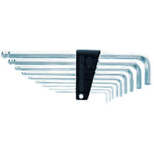 ＫＴＣ　ハイグレードボールポイントＬ形ロング六角棒レンチセット［９本組］（HLD2509）