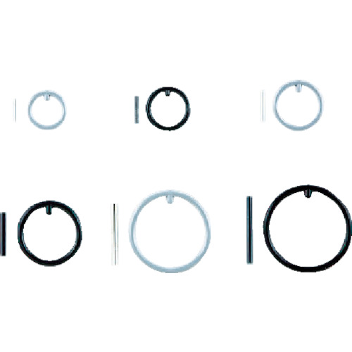 ＫＴＣ　ピンφ２．５×２０ｍｍ・リングφ３３　セット（各５）（PR2026）