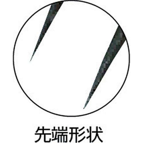 ＫＴＣ　曲型ロングスナップリングプライヤ穴用　Ф１．２（SCP172LL）