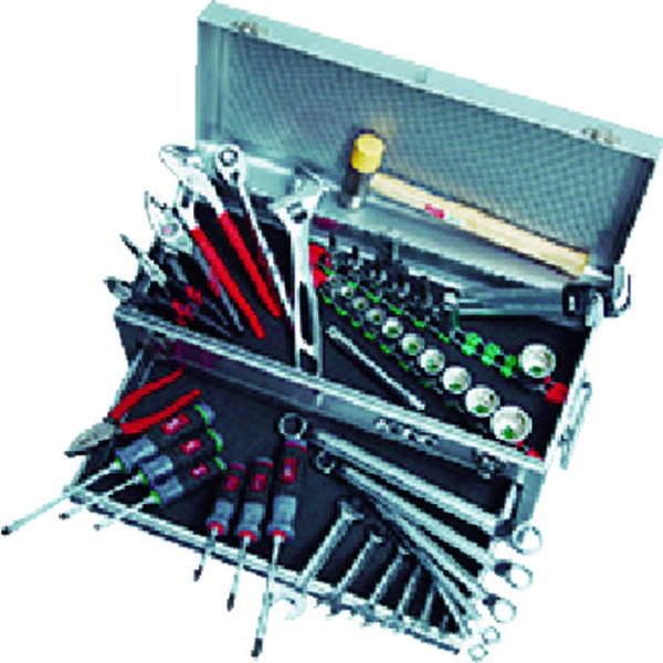 ＫＴＣ　整備用工具セット（チェストタイプ：一般機械整備向）　ソリッドブラック　間口５２０×奥行２１５×高さ３００ｍｍ　（SK4520MXBK）