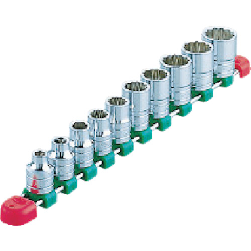 ＫＴＣ　１２．７ｓｑ．ソケットセット［１０コ組］（TB410XE）