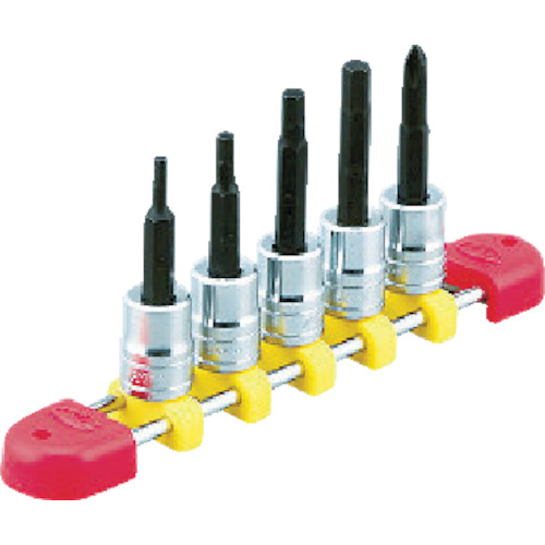 ＫＴＣ　６．３ｓｑ．ヘキサゴンビットソケットセット［５コ組］（TBT205H）