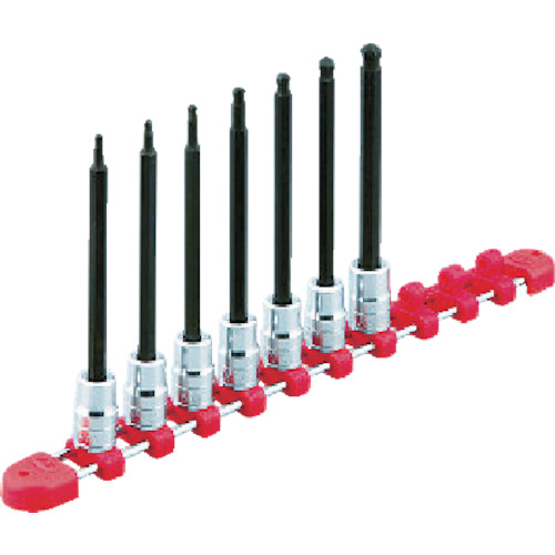 ＫＴＣ　９．５ｓｑ．ロングヘキサゴンビットソケットセット［９コ組］（TBT3L09H）