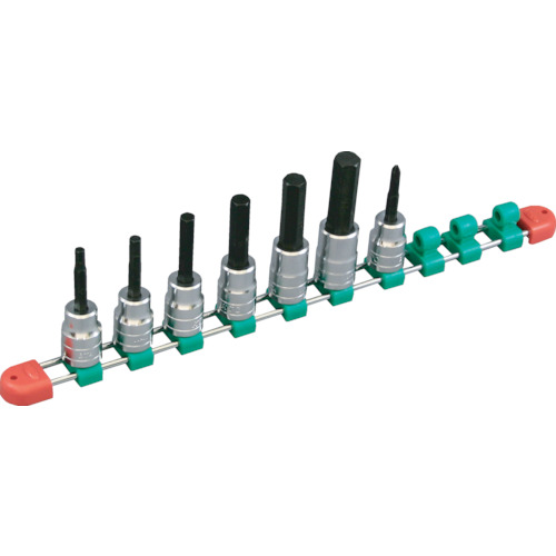 ＫＴＣ　１２．７ｓｑ．ヘキサゴンビットソケットセット［７コ組］（TBT407H）