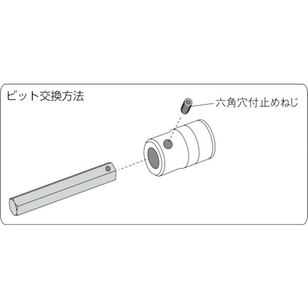ＫＴＣ　ロングＴ型トルクスビットソケット用交換ビットＴ２７　（TT27L）【京都機械工具（株）】