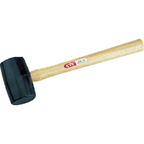 ＫＴＣ　ゴムハンマ　１ポンド　頭径６０ｍｍ　頭長１００ｍｍ　全長３３０ｍｍ（UD410）