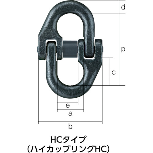 キトー　チェンスリング（アイタイプ）　ハイカップリングＨＣ（HC3200）
