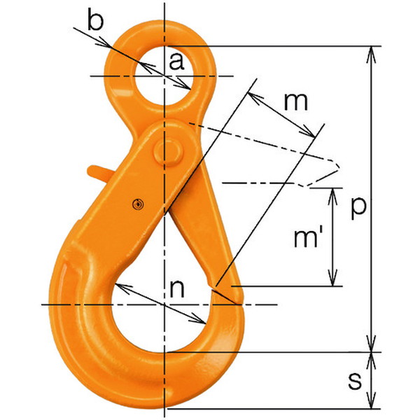 キトー　チェンスリング（アイタイプ）　シングルフックＨＪＪ　（HJJ08）【（株）キトー】