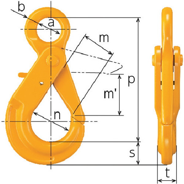キトー　チェンスリング（アイタイプ）　シングルフックＨＪＪ　（HJJ10）【（株）キトー】