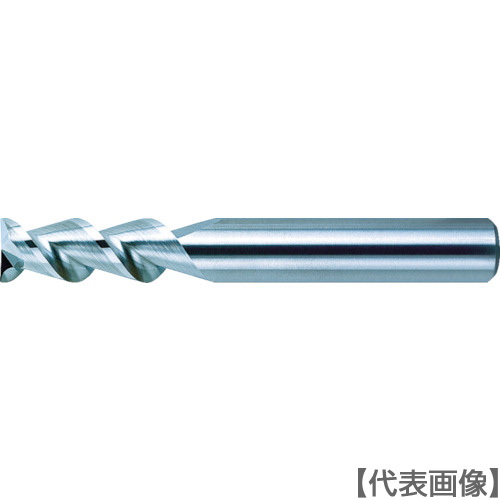 三菱　アルミニウム加工用２枚刃超硬エンドミル（Ｍ）　外径１６．０（C2MHAD1600）759-7592 【三菱マテリアル（株）】
