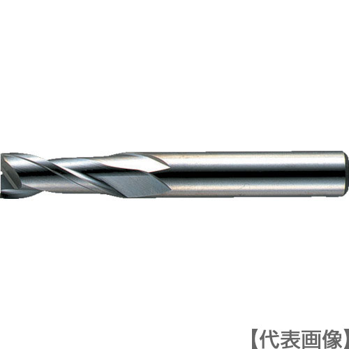 三菱Ｋ　２枚刃汎用　ハイススクエアエンドミルミディアム刃長（Ｍ）１０ｍｍ（2MSD1000）110-1871【三菱マテリアル（株）】
