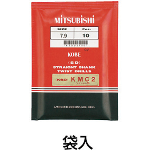 三菱Ｋ　ＫＳＤ　コバルトステンレス加工用　ストレートハイスドリル　９．３ｍｍ（110-5558）【三菱マテリアル（株）】