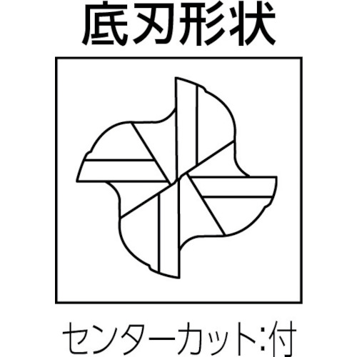三菱Ｋ　４枚刃エクスターハイパワー　超硬スクエアエンドミルミディアム刃長（Ｍ）６．５ｍｍ（MSMHDD0650）687-6676【三菱マテリアル（株）】