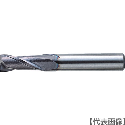 三菱Ｋ　２枚刃バイオレット　ハイススクエアエンドミルミディアム刃長（Ｍ）１７ｍｍ（VA2MSD1700）107-8852【三菱マテリアル（株）】