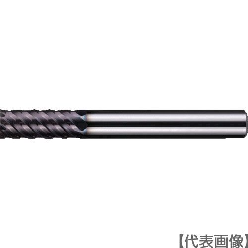 三菱Ｋ　６枚刃インパクトミラクル　超硬スクエアエンドミルミディアム刃長（Ｍ）６ｍｍ（688-3800）【三菱マテリアル（株）】