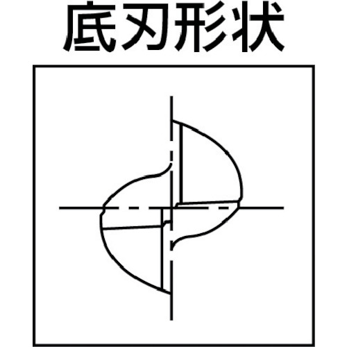 マパール　ＥＣＯ－Ｅｎｄｍｉｌｌ（Ｍ４０３２）　２枚刃／スクエアエンドミル（M40320400AE）486-7777 【マパール（株）】
