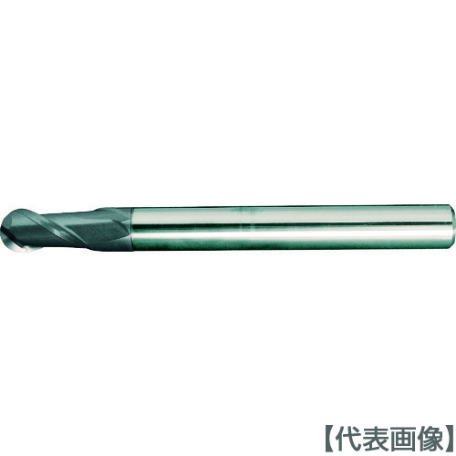 マパール　ＥＣＯ－Ｅｎｄｍｉｌｌ（Ｍ４８３２）　２枚刃／ボール　エンドミル（M4832-0100AE）490-5385 【マパール（株）】
