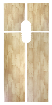 防水模様替えシートトイレ床全面用　BKTW-90200BE　90cm×200cm　4977932209732【明和グラビア】