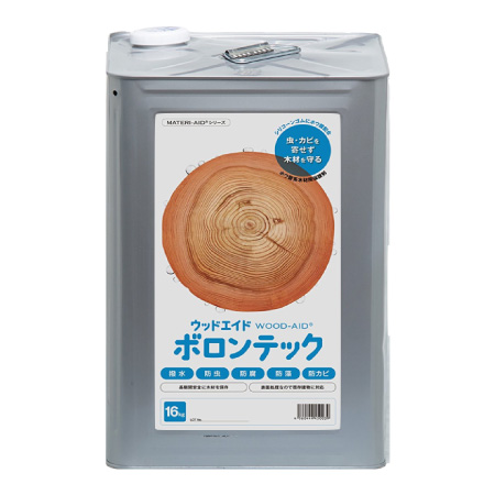 ウッドエイド ボロンテック クリア(透明) 16kg【日本マテリエイド株式会社】