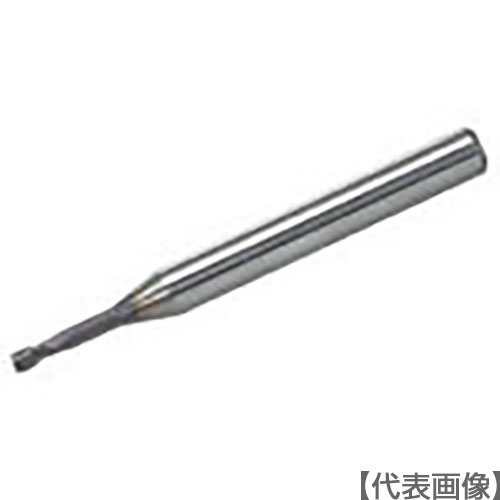 三菱Ｋ　２枚刃エムスター　超硬ロングネックスクエアエンドミル１ｍｍ（671-2738）【三菱マテリアル（株）】