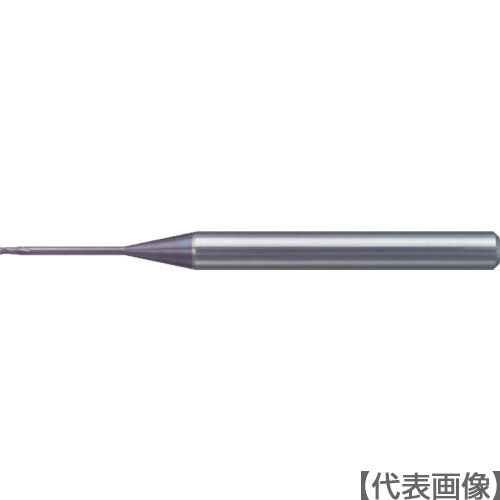 三菱Ｋ　２枚刃エムスター　超硬ロングネックスクエアエンドミル４ｍｍ（MS2XLD0400N500）672-0242【三菱マテリアル（株）】