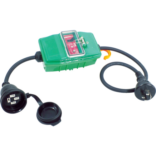 日動　三相２００Ｖ防雨延長ブレーカ　過負荷漏電保護兼用（2BWEK220A）【日動工業（株）】※代引き決済不可