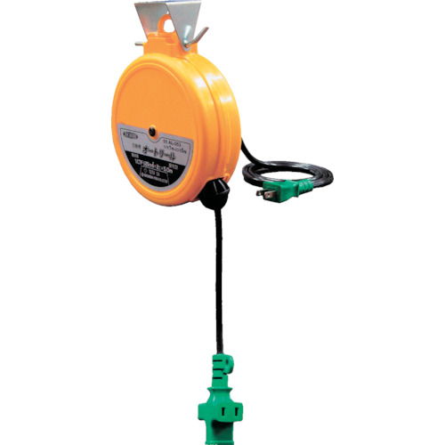 日動　自動巻きリール　オートリール　１００Ｖ　２芯×５ｍ（AL053）※代引き決済不可