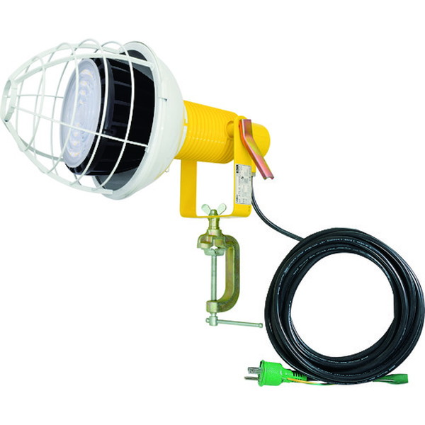 日動　エコビックＬＥＤ投光器１００Ｗ　作業用　スポット　昼白色　アース付　電線５ｍ　（ATLE10005JS50K）【日動工業（株）】※代引き決済不可