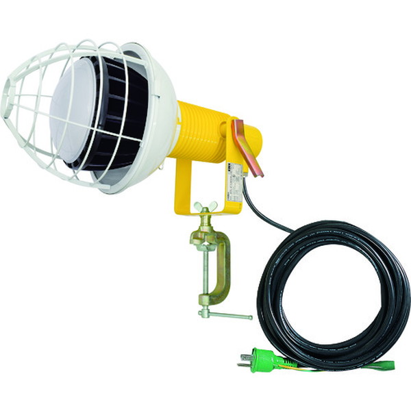 日動　エコビックＬＥＤ投光器１００Ｗ　作業用　ワイド　昼白色　アース付　電線５ｍ　（ATLE10005JW50K）【日動工業（株）】※代引き決済不可